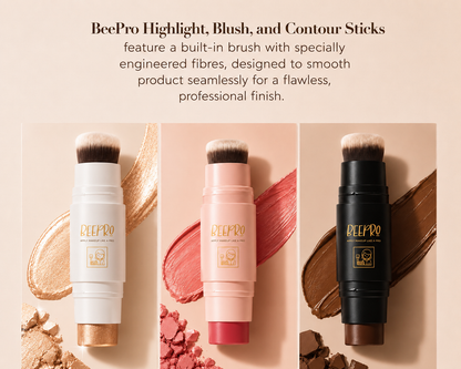 BeePro GlowPro Highlighter Stick with Brush