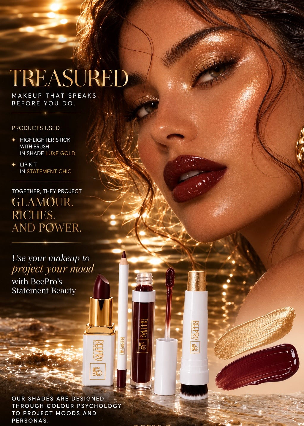Highlighter and Lip Kit- Treasured